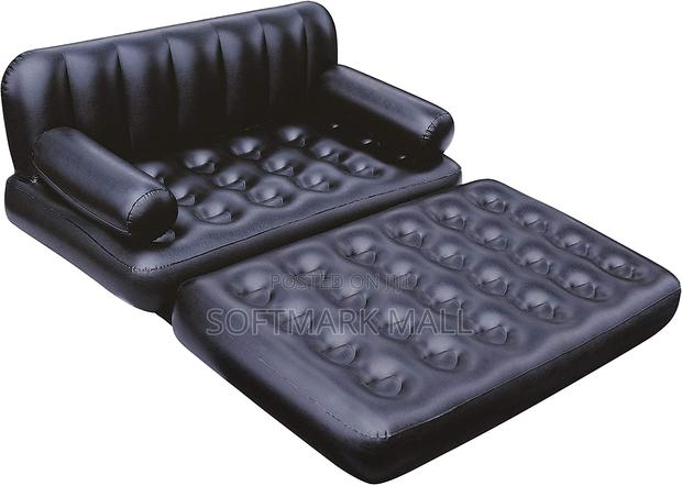 Inflatable Couch With Air Pump -black · Photo 2