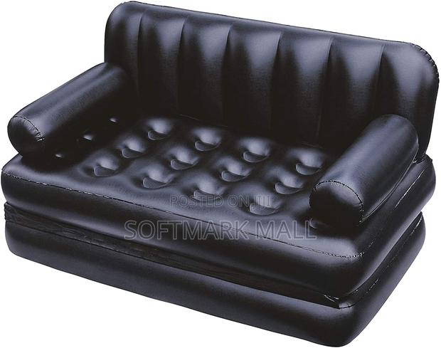 Inflatable Couch With Air Pump -black · Photo 3