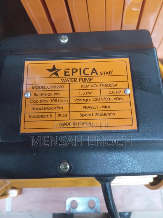 Epica 2hp Water Pump photo 2