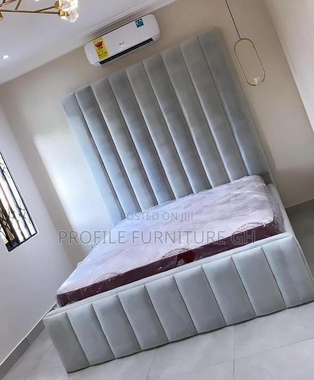8 Feet Long Headboard Queen Size Bedframe With Mattress · Photo 3