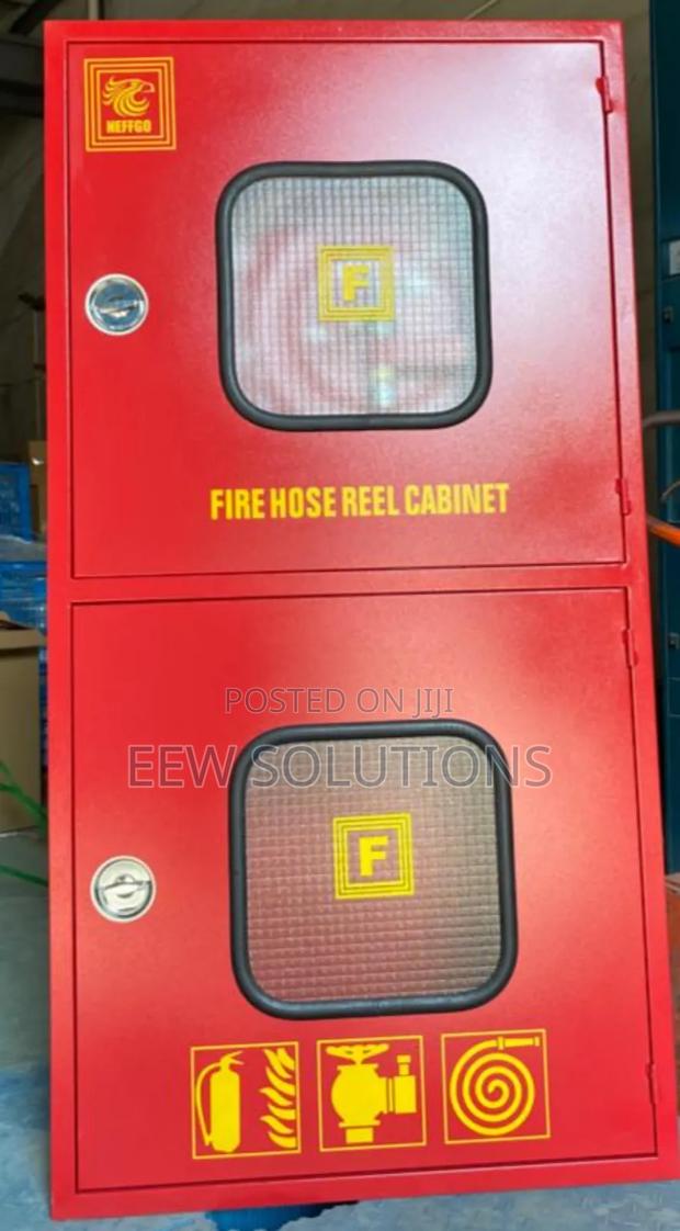 Double Fire Cabinet With Hose Reel (Recessed)