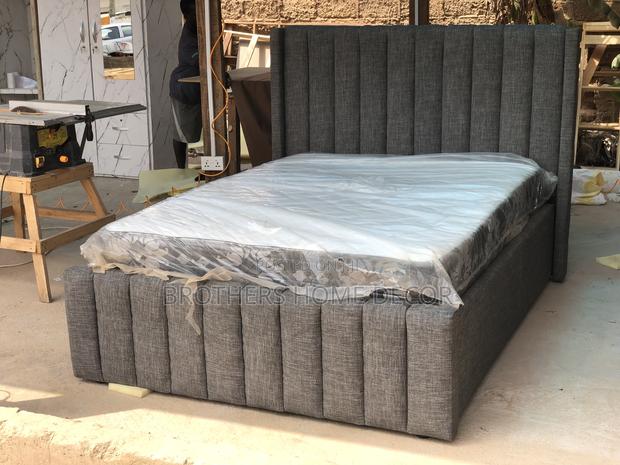 Pattern Bedframe With Mattress ( Double 54x75)