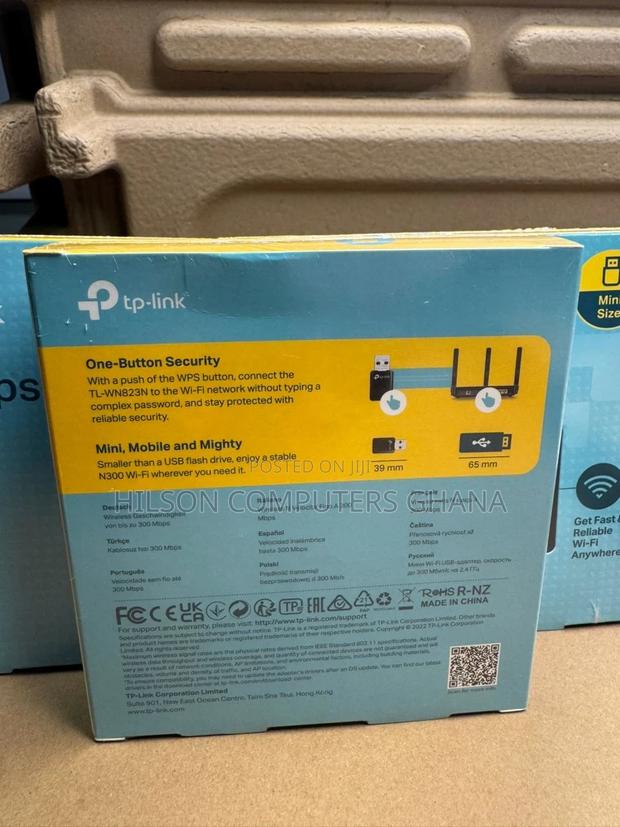 Tp-Link 300mbps Mini Wireless Adapter Tl-Wn823n photo 2