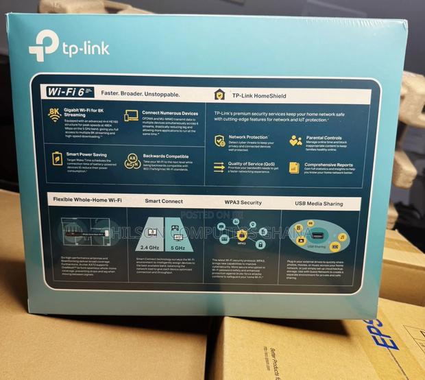 Tp-Link Archer Ax72 Ax5400 Dual-Band Gigabit Wi-Fi 6 Router photo 2