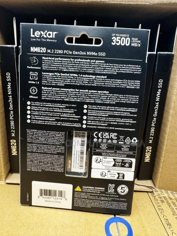 Lexar Nm620 256gb Ssd, M.2 2280 Pcie Gen3x4 Nvme photo 2