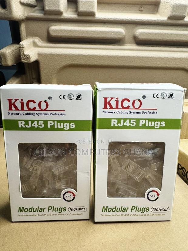 Kico Cat6 Rj45 Connectors 100pcs · Photo 2