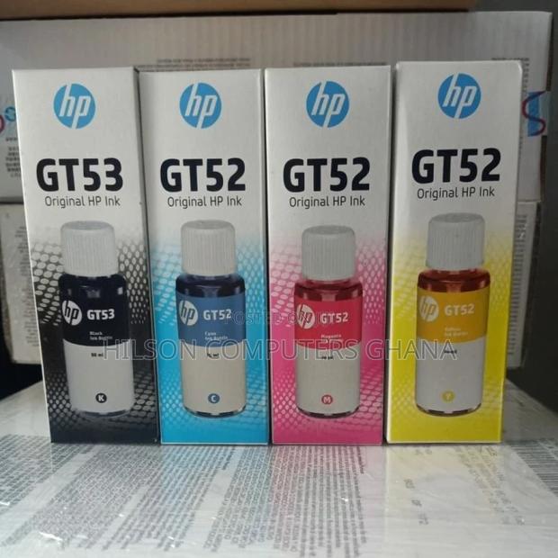 HP Gt52/53 Original Ink Bottle Set-Black, Cyan, Yellow Mag · Photo 2
