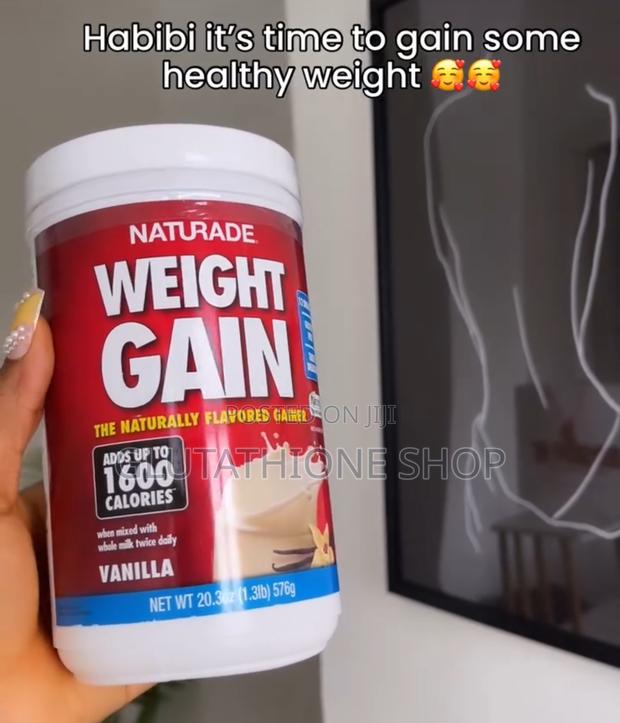 Naturade Weight Gain Instant Nutrition Drink Mix, Vanilla · Photo 4