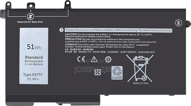 93ftf/D5480 Battery for Dell Precision 15 3520 3530