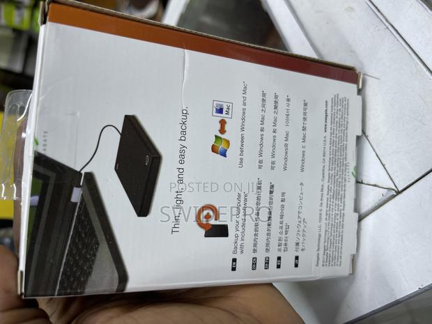 Seagate 2tb External Slim Hard Drive + Backup Plus photo 3