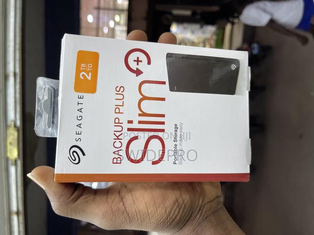 Seagate 2tb External Slim Hard Drive + Backup Plus