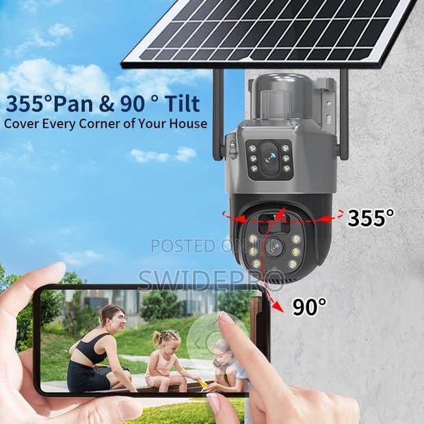 Solar Camera PTZ 4g Solar Sim + Dual Lens Smart Camera