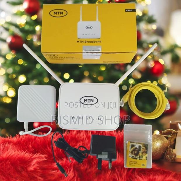 MTN Universal Broadband 4g Router + Backup Battery - White · Photo 2