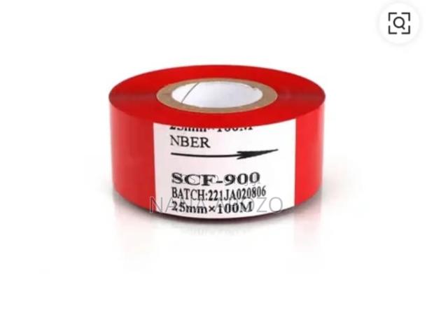 Coding Ribbon Roll Red Color 30mmx100m