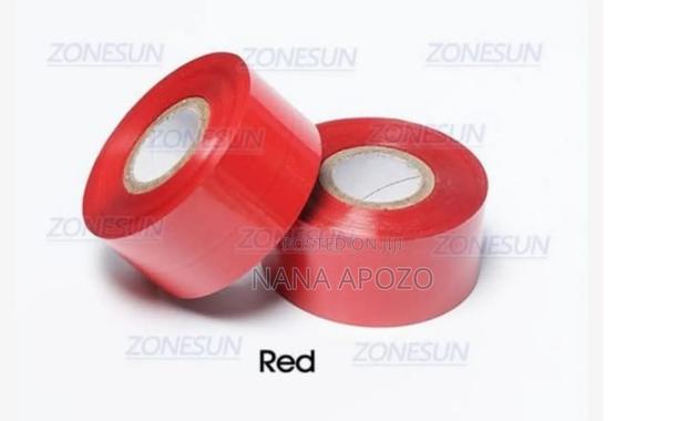 Coding Ribbon Roll Red Color 30mmx100m