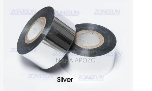 Coding Ribbon Roll Silver Color 30mmx100m · Photo 4