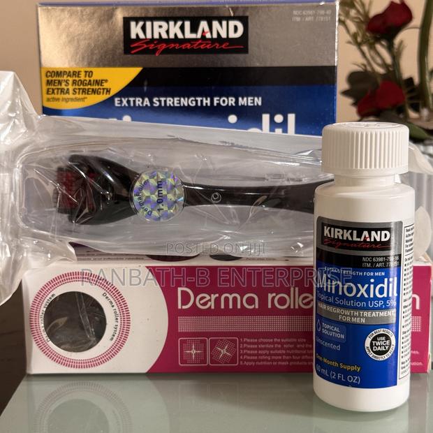 Minoxidil Kirkland Plus Derma Roller Combo · Photo 3