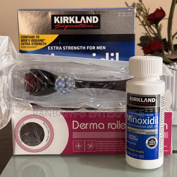 Minoxidil Kirkland Plus Derma Roller Combo · Photo 4