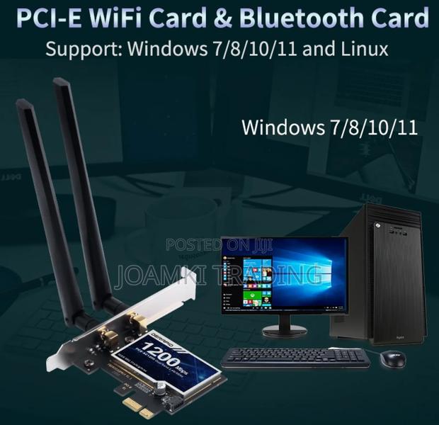 1200mps Wireless Pci-E Adapter Card + Bluetooth, 2.4ghz,5ghz photo 2