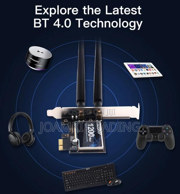1200mps Wireless Pci-E Adapter Card + Bluetooth, 2.4ghz,5ghz photo 4