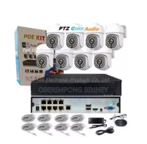 Camera Ip PTZ With Audio Full Coloured 8mp 8 Channel Kit · Photo 3