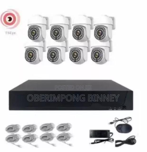 Camera Ip PTZ With Audio Full Coloured 8mp 8 Channel Kit · Photo 4