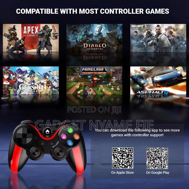 V13 Wireless Rechargeable Gamepad + Mobile Phone Holder · Photo 4