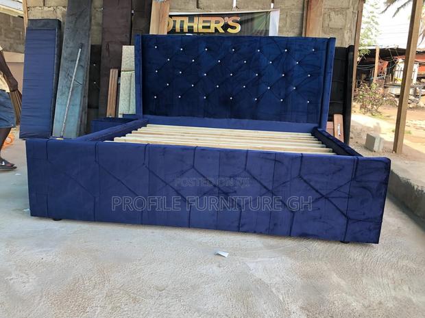 Classic Design Blue Queen Size Bedframe//fast Delivery · Photo 3