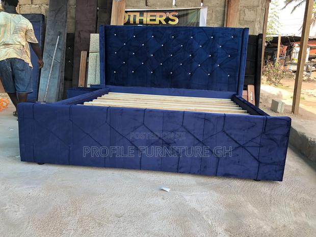 Classic Design Blue Queen Size Bedframe//fast Delivery · Photo 4