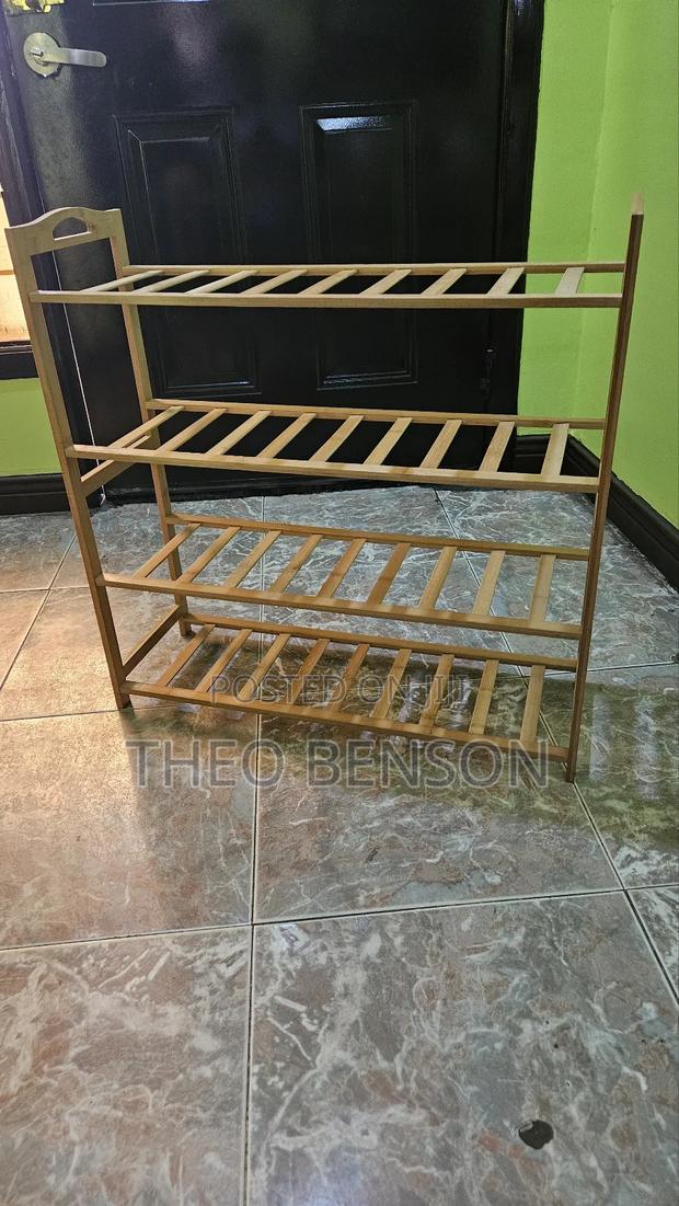 Wooden Shoe Rack (Four Layers)