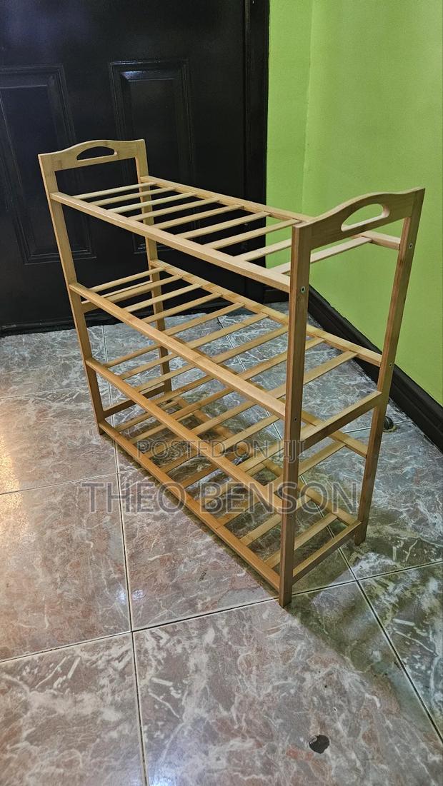 Wooden Shoe Rack (Four Layers) photo 2