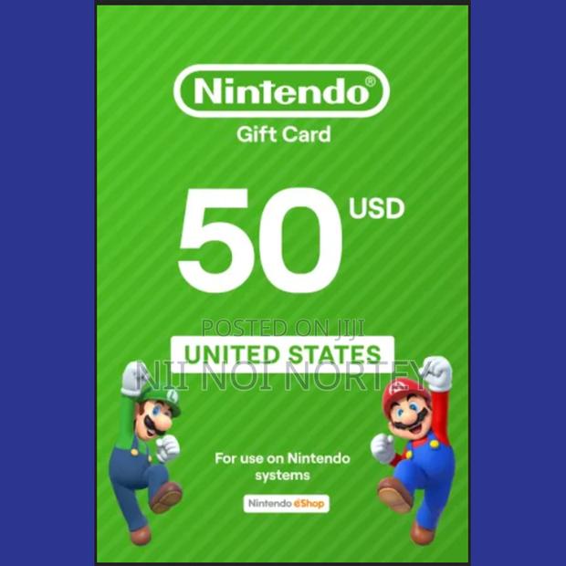 $50 Nintendo Gift Card