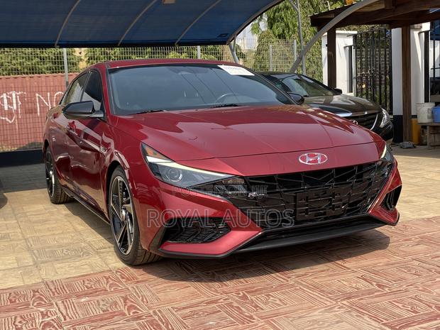 Hyundai Elantra N Line 2021 Red photo 2