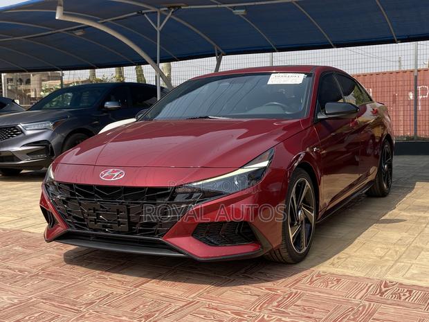 Hyundai Elantra N Line 2021 Red photo 3