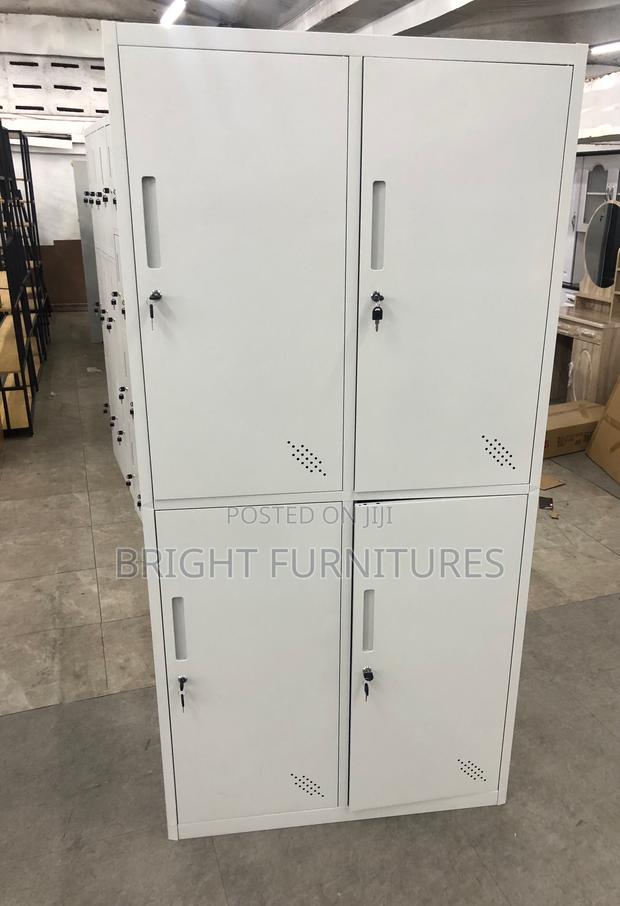 Office Cabinet With Four (4) Lockers · Photo 4