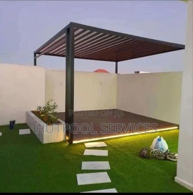 Mini Modern Steel Pergola 009 · Photo 2