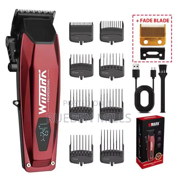 7500RPM Strong Motor Wmark NG-125 Cordless Barbering Machine · Photo 3