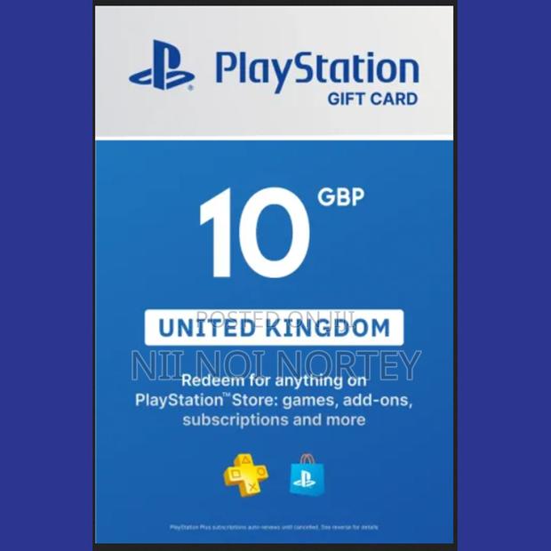 £10 Playstation Gift Card