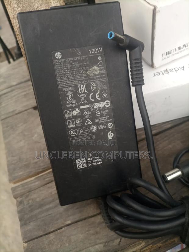 Original HP Charger Blue Pin 120w photo 2