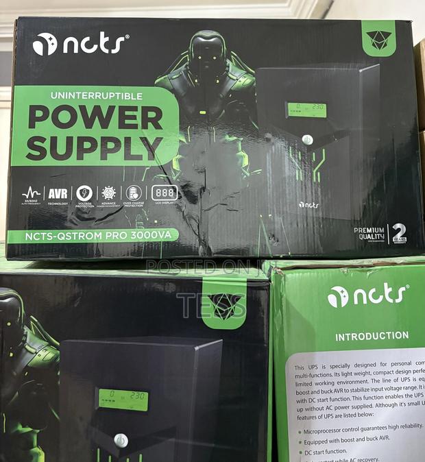 Ups 3000va (3kva) Ncts Qstrom Pro 3000/1800w With Avr · Photo 1