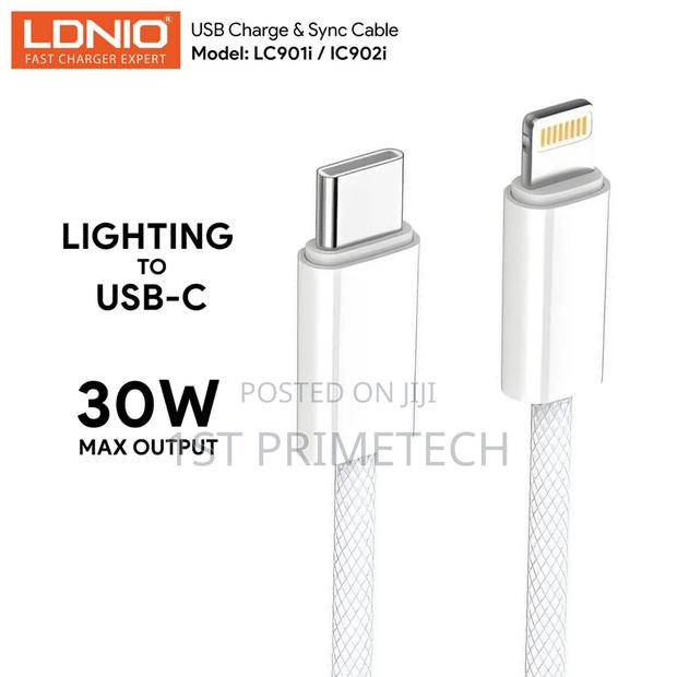Ldnio 2 Meter Type C to Lightning Cable (Lc902i) photo 2