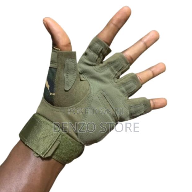 Original Strong Leather Hand Gloves for Gym and Riding · Photo 3
