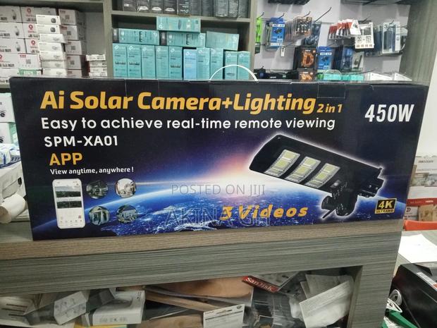 Ultra Ai Solar 450w Street Light Full Color Camera 2 in 1 · Photo 3