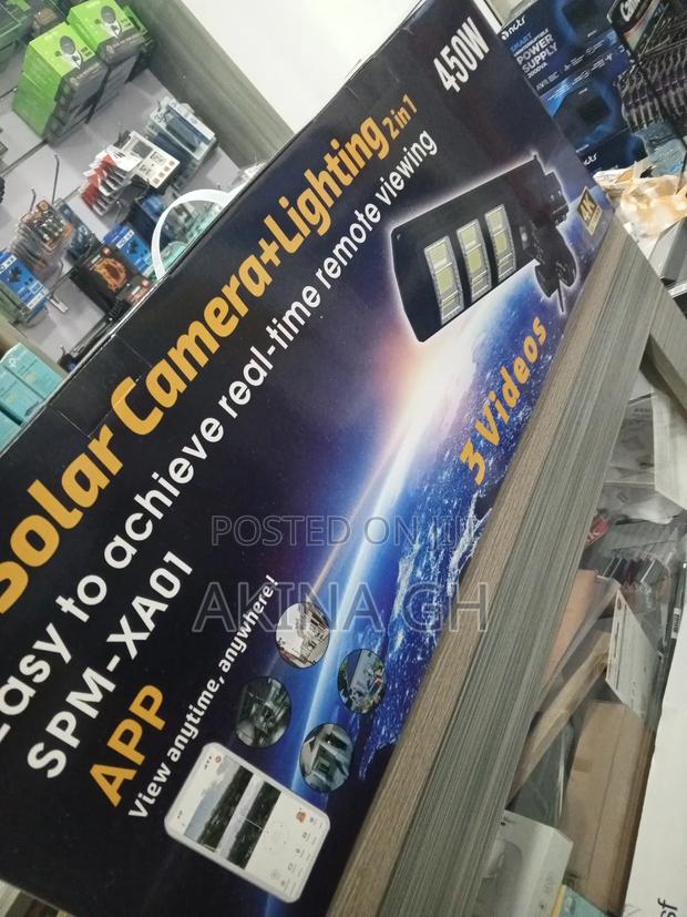 Ultra Ai Solar 450w Street Light Full Color Camera 2 in 1 · Photo 4
