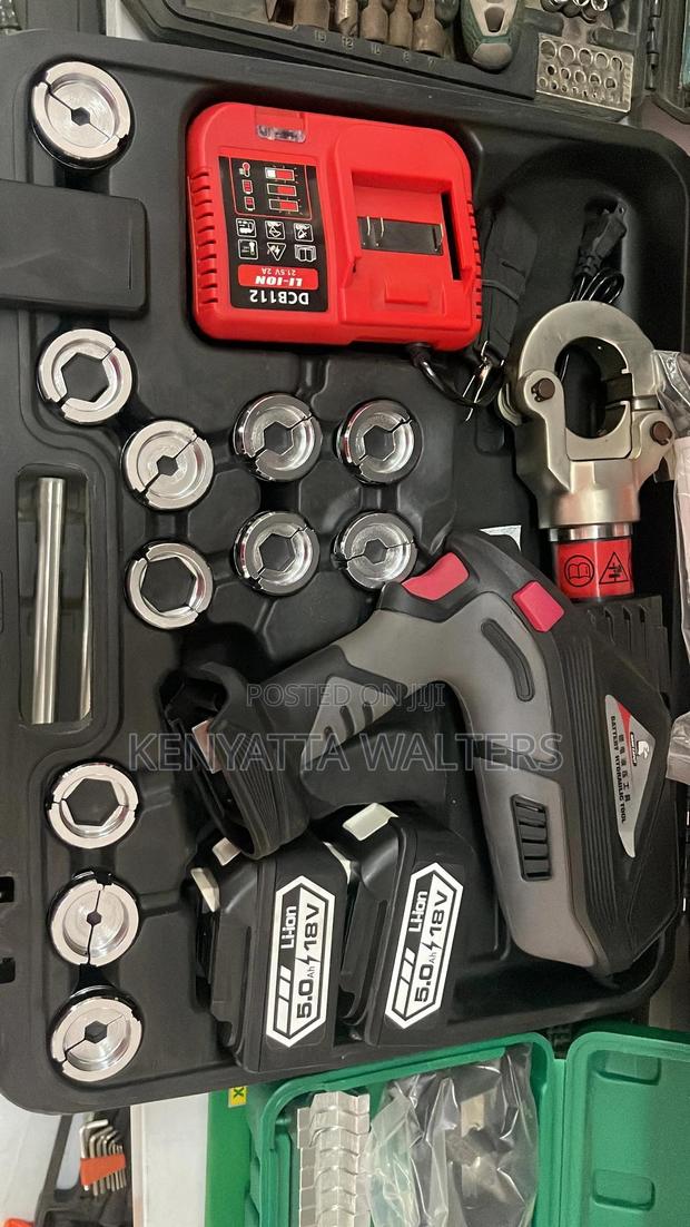 Lithium-Ion Cordless Hydraulic Crimping Tool