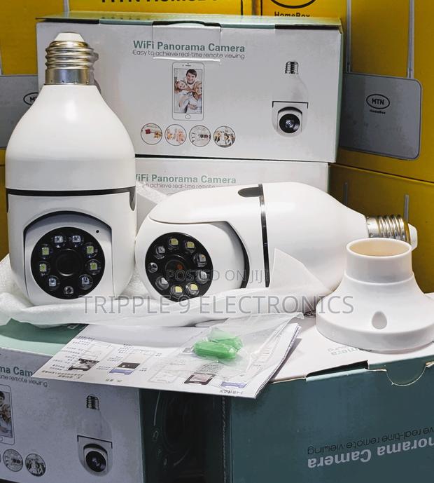Smart Wi-Fi Bulb Security Camera