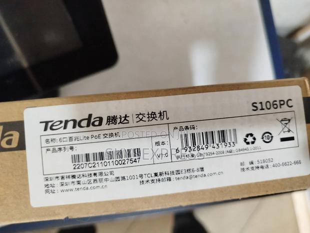 Tenda Poe Switch 4 Port photo 3