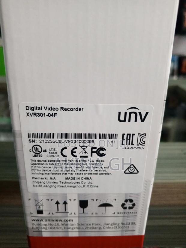Uniview Unv 4ch DVR 2mp Xvr301-04p · Photo 4