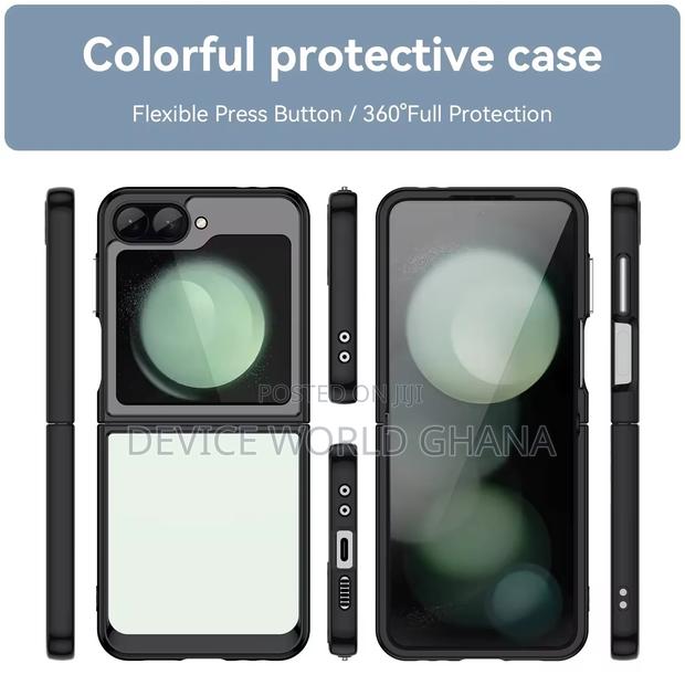 Transparent Color Case Available for Samsung Z Flip 6 and 5 photo 5