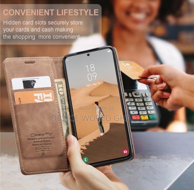 Nn Caseme Leather Flip Case for Samsung S24fe S23fe S21fe photo 5